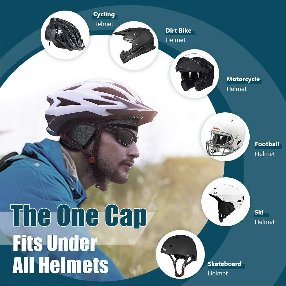 imageHikenture Winter Skull Cap Helmet Liner for Men Women Thermal HatGrey 2