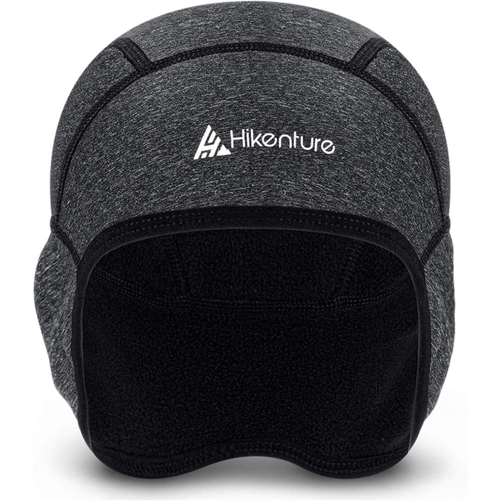 imageHikenture Winter Skull Cap Helmet Liner for Men Women Thermal HatGrey