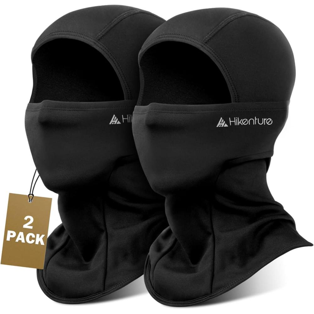 imageMens Ski BalaclavaWinter Face Mask for Men ampamp WomenBlack 2pack