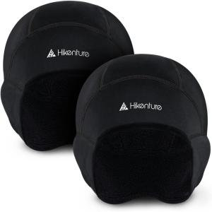 Hikenture Winter Skull Cap Helmet Liner for Men Women Thermal Hat(Black 2)