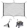 imageHikenture Cargo Net for Folding Wagon  AntiFalling Nylon Cover With 6 Hooks