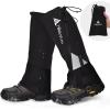 imageHikenture Leg Gaiters with Waterproof Zipper Ultra AntiTear Gaiters for Hiking Waterproof Boot Gaiters for Men ampamp Women Adjustable Shoe Gaiters for Hunting Breathable Snow Gaiters for Hiking Boots